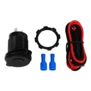 Dual USB Socket Outlet 2.1A & 2.1A With Digital Voltmeter Green LED Light for C