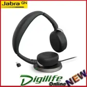 Jabra Evolve2 65 Flex MS Stereo Bluetooth Headset (USB-C + Charging Stand)