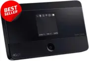 4G LTE Mobile Wi-Fi Router, 150Mbps, 10 Devices, 2000mAh Battery, Micro SD Slot