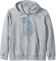 [STAR WARS] R2-D2 Beep Boop Bzzt Portrait Zip Hoodie