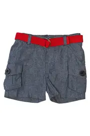 Retro Active Chambray Cargo Shorts--RUN-RBT3030
