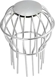 QUMIIRITY 1Pc Stainless Steel Sink Draining Mesh Cover Blocking Roof Drain Strainer Easy to Install Prevents Clogs and Debris for Gutter and Outdoor Use Durable