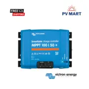 Victron Smart Solar MPPT 100/50 (12/24V) Bluetooth Solar Charge Controller 50A