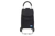 White Magic 3-in-1 Original 40L Handy Shopping Trolley Carry Bag Black