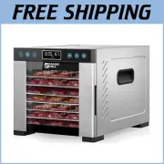 Premium Food Dehydrator with Rear-Mounted Fan for Perfect Jerky & Snack Drying