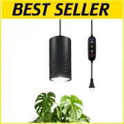 Modern Full Spectrum Hanging Grow Light with Timer - Elevate Your Indoor Garden