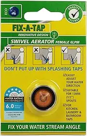 Fixatap 235879 Swivel Female 6 LPM WELS Aerator, 13 mm Size