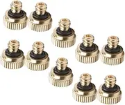 Toyvian 10Pcs Atomizing Nozzle for Low Pressure Hose Sprayer Durable Misting Nozzles for Gardening Outdoor Cooling and Irrigation Needs