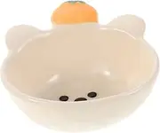 Zerodeko Mini Cartoon Condiment Bowl Simple Sauce Bowl Ceramic Small for Family Meals