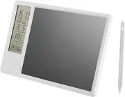 1 Set Weather Writing Pad LCD Clock Calendar Temperature Humidity Display Tool