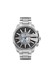 [Diesel] Diesel - Mega Chief Slim Stainless Steel Watch - Timeframes - Man - Silver UNI Silver