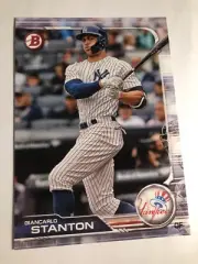 2019 Topps Bowman Jumbo 5x7 Giancarlo Stanton Yankees 43 02/49