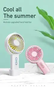 Portable Mcdodo Handheld Fan USB Rechargeable With Stand 3 Speed Home Office