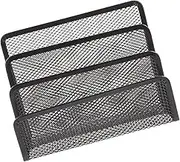 STOBAZA Metal Mesh 4 Slot Document Organizer Modern Design Mail Holder for Home Office