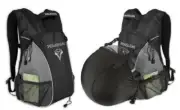 Back pack Bag Ruck Sack Aeroynamic motorbiker scooter Motorbike Black