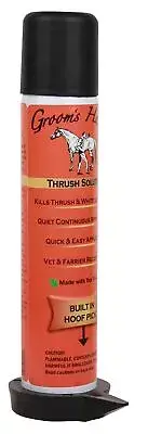 Grooms Hand 4 oz Thrush Solution with Built-in Hoof Pick for Horses