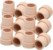 TOKIDNY Sturdy Wooden Moxa Extinguisher 20 Pack Moxibustion Fire Extinguisher Heat Resistant Moxa Massage Device