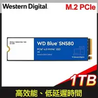 在飛比找PChome24h購物優惠-WD 威騰 藍標 SN580 1TB NVMe M.2 PC