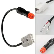 Premium Build Anderson Plug 50 Amp to Merit Cigarette Plug Adapter Black 50cm
