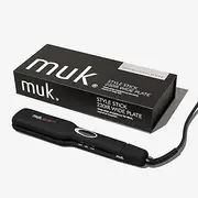 MUK. Style Stick 230IR Wide Plate - Wide Professional Hair Straightener. Thick Hair Straightener with Tourmaline Ceramic Plates. Hair Straightener with Temperature Control for Salon Quality Results
