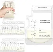 30Pcs Breast Milk Storage Bag, Temp-Sensing Milk Storing Bags, BPA Free Milk Storage Bags, Pre-Sterilized Milk Storage Bags, Easy Pour Breast Milk Storage Bag, Breastmilk Storing Bags