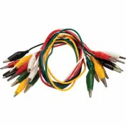 Pack of 10 Crocodile Clip Leads - Great for Arduino, BBC Micro bit, Raspberry PI