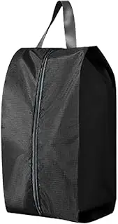 [Generic] Sports Boot Bag - Football Shoe Bag | Waterproof Black Golf Shoe Bag | Gym Kit Bag | Dust-Proof Boot Organizer Bags | Walking Boot Bag | Portable Shoe Storage Bag for Slippers, Sneakers and Travel