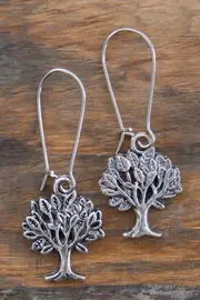 Fig Tree Drop Earrings--NES-SDFIGTR