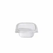 Koda Cup 12 oz. RPET Clear Hinged Food Storage Containers | 200/Case