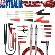 21 in 1 Multimeter Test Lead Kit for Fluke Meter Electrical Alligator Clip Probe