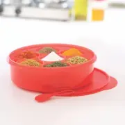 TUPPERWARE RED SPICE IT WITH SPOON, LIDS Multi Storage CONTAINERS -NEW