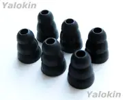 6pcs (M-LB) Triple Flange Replacement Earbuds Tips Adapters for Shure Earphones