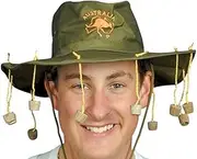 HENBRANDT Hat Australian With Corks for Fancy Dress Party Accessory