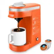 CHULUX Coffee Maker Single-Serve Coffee Machine for Capsule,Orange