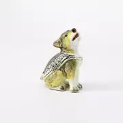 Kingspoint Designs 'First Howl' Wolf Puppy Mini Trinket Box, New