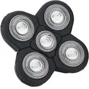 Men Electric Shavers Heads 5 in 1 Razor Replaceable Alternate Floating Washable