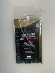 Knit Faster addi Turbo lace US #9, 32"