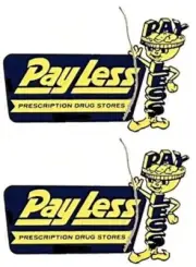 pair of Structo advertising decals for white van