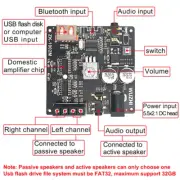 ZK-1002M 100W+100W Bluetooth 5.0 Power Audio Amplifier Board Stereo Amplifica_bf