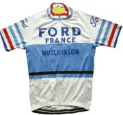 Retro Mens France Cycling Jersey Bicycle Jersey Bike Jersey Cycling Shirt Tops