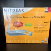 Netgear 108 MBPS wireless router and PC Kit