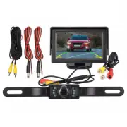 4.3" Backup Camera Monitor System Car Rear View Reverse Parking IR Night Vision