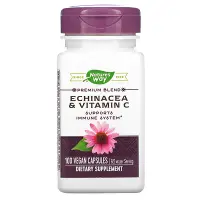 在飛比找iHerb優惠-[iHerb] Nature's Way 紫雛菊和維生素 C