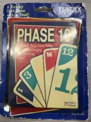 Phase 10 Card Game Fundex Games Family Fun Vintage 1998 New In Box