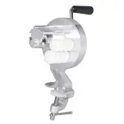Manual Macaroni Maker Stainless Steel Silver Portable Hand Cranking Noodles Y