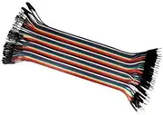 Angoily Breadboard Jumper Cable Breadboard Jumper Wires Male to Female Jumper Wires 40 Pin Ribbon Cable Male to Female Jumper Cable