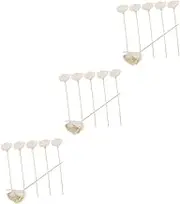 3sets DIY Perfume Aroma Diffuser Stick Room Diffuser Reeds Dried Flower Fragrance Safe for Home Office Bedroom 6pcs*3