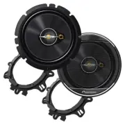 (2) Pioneer TS-A1671F | 6.5 Inch 320W 4 Ohm 3-Way Coaxial Car Audio Speakers