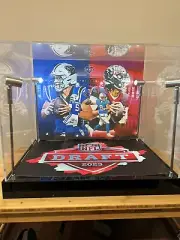 2023 NFL Draft Custom Full Size Helmet Display With LED Lights - CJ Stroud +