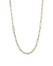 Roberto Coin 18K Yellow Gold Polished Oval Link Chain Necklace, 17